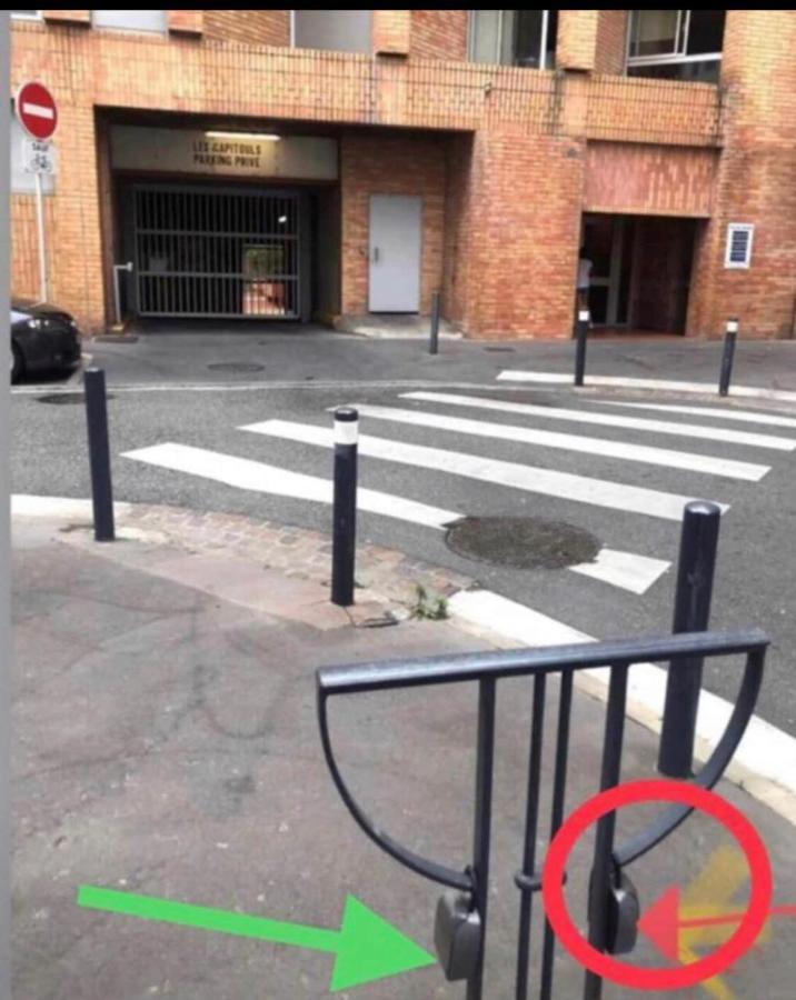 Hyper-Centre Historique Avec Possibilite De Reservation Parking Toulouse Exterior foto